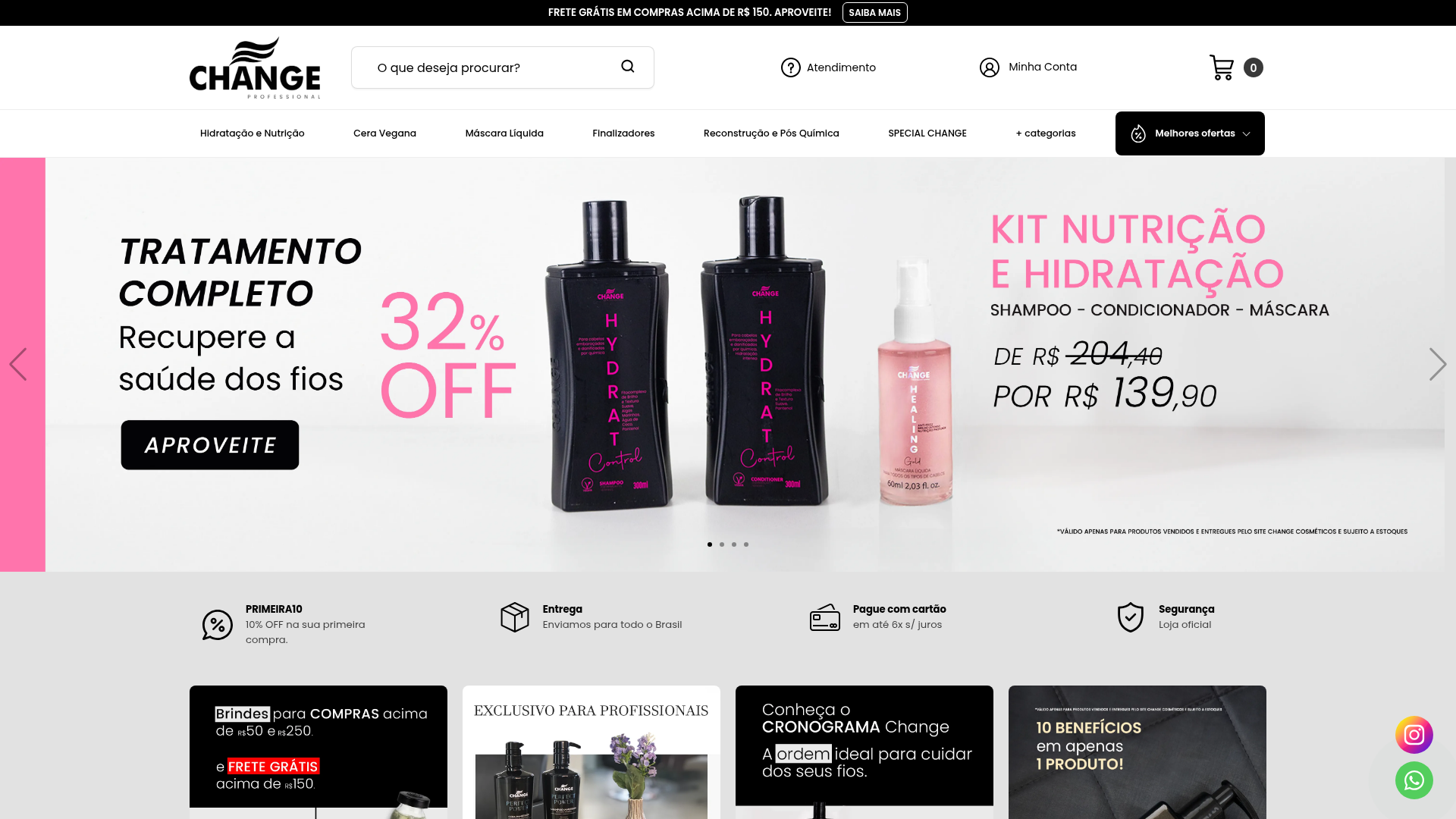 Change Cosmetics — E-commerce